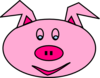 Pig Face - vector clip art online, royalty free & public domain