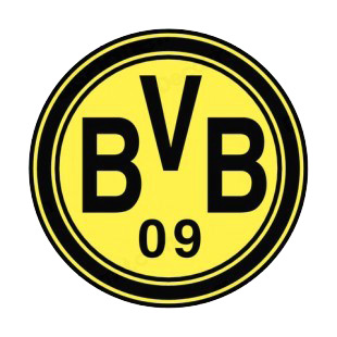 Borussia dortmund soccer team logo soccer teams decals, decal ...