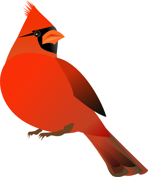 Red Cardinal Clip Art - vector clip art online ...