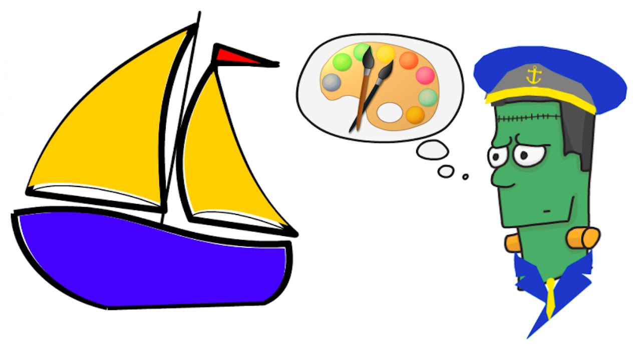 Sailing Boat Cartoon - photogram - ClipArt Best - ClipArt Best