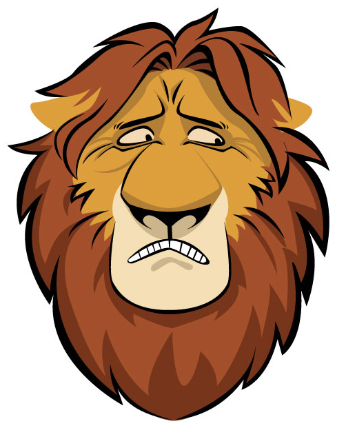 Cartoon Face Of A Lion Clipart - Free to use Clip Art Resource