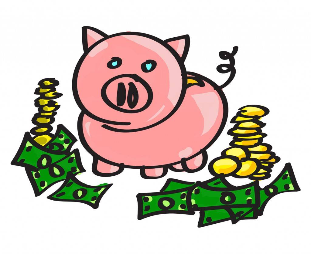 Piggy bank clip art 0 - FamClipart