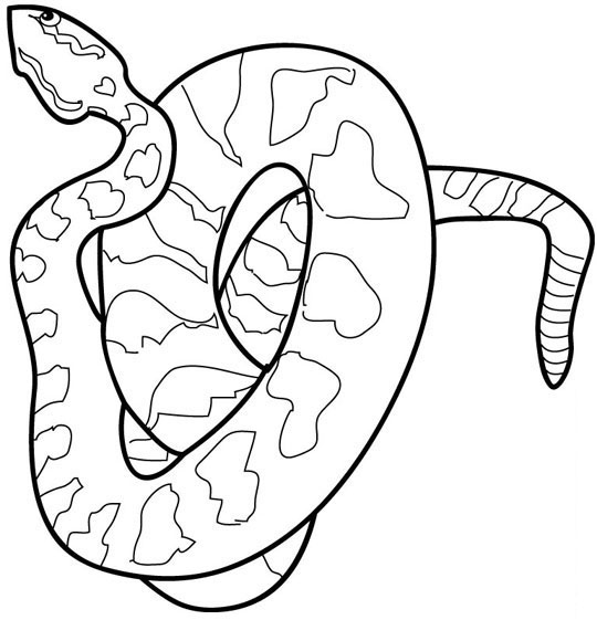 Coloring Pages Snakes Coloring Pages Free and Printable for Snake ...