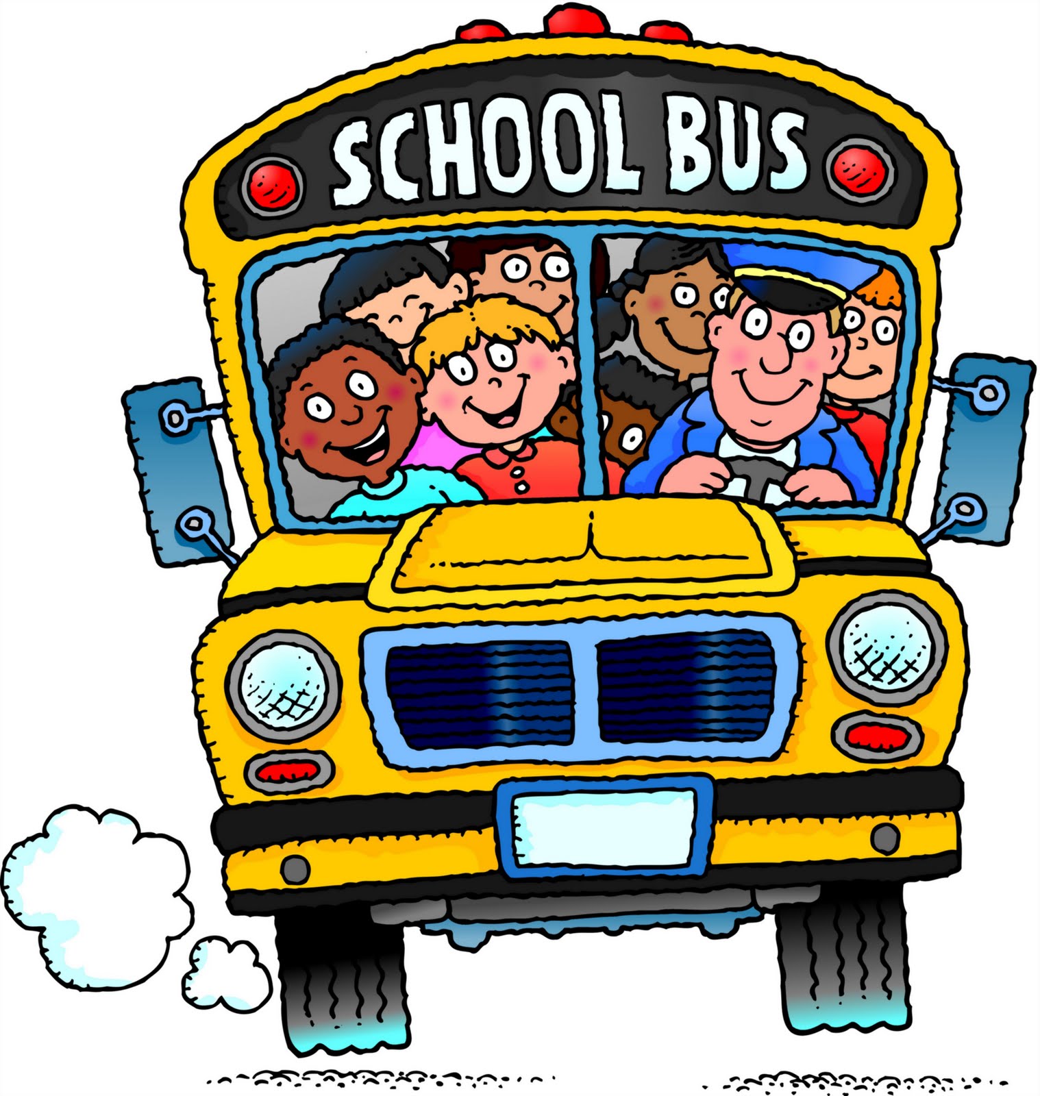 School bus to the school clipart - ClipartFox