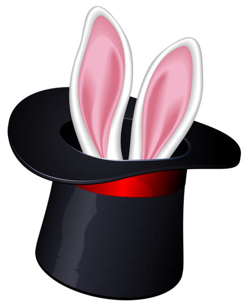 Magician Hat And Wand Clipart