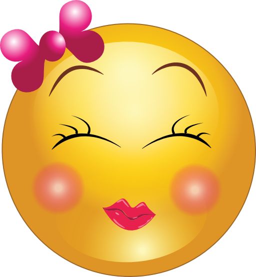 Cute girl smiley faces cute shy girl smiley emoticon clipart ...