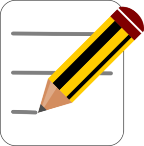 Book And Pencil Clipart