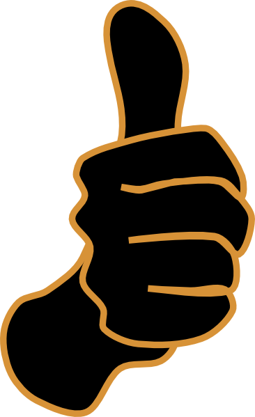 Thumbs Up Black - ClipArt Best