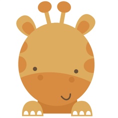 Giraffe Baby Shower Clipart