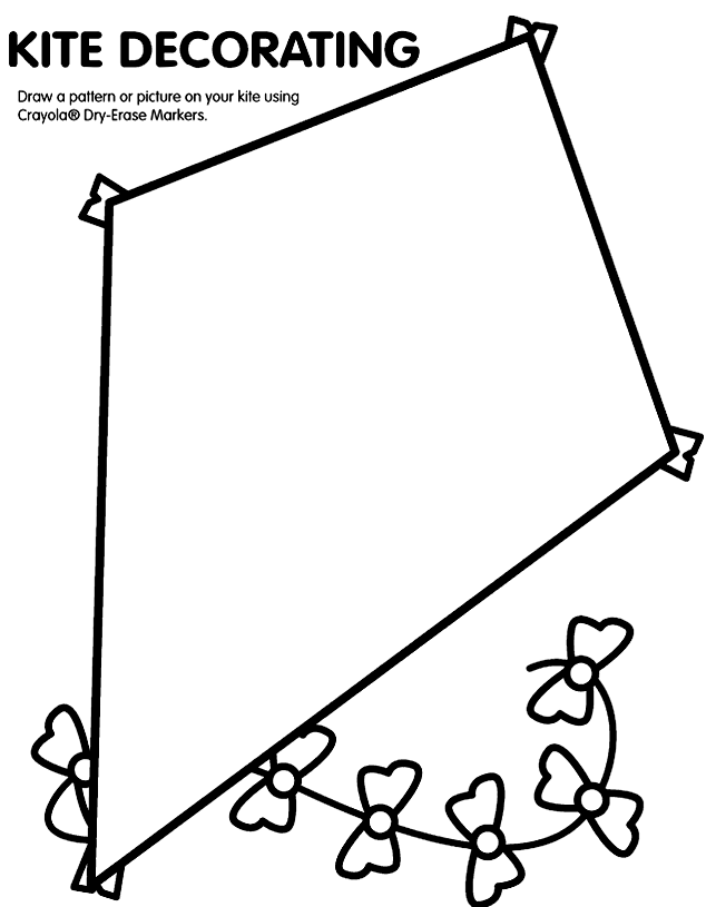 Free Printable Kite Template ClipArt Best