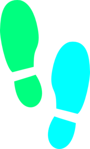 Running Shoe Print Clipart - Free Clipart Images