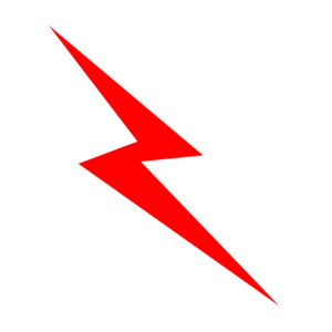 Clipart lightning bolt free