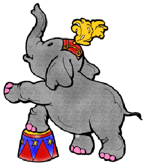 Circus Elephant Clipart