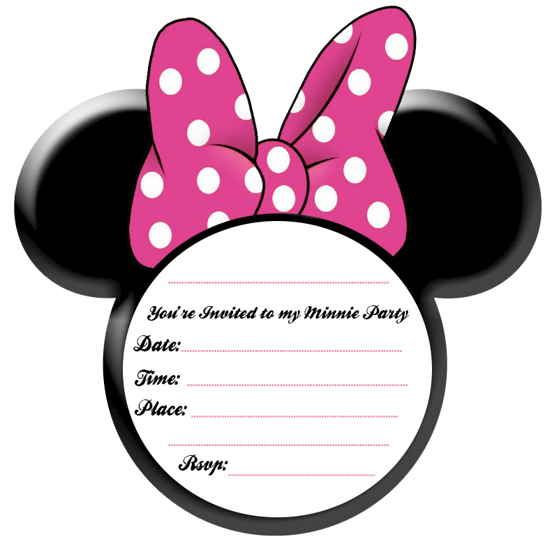 Minnie Mouse Bow Template