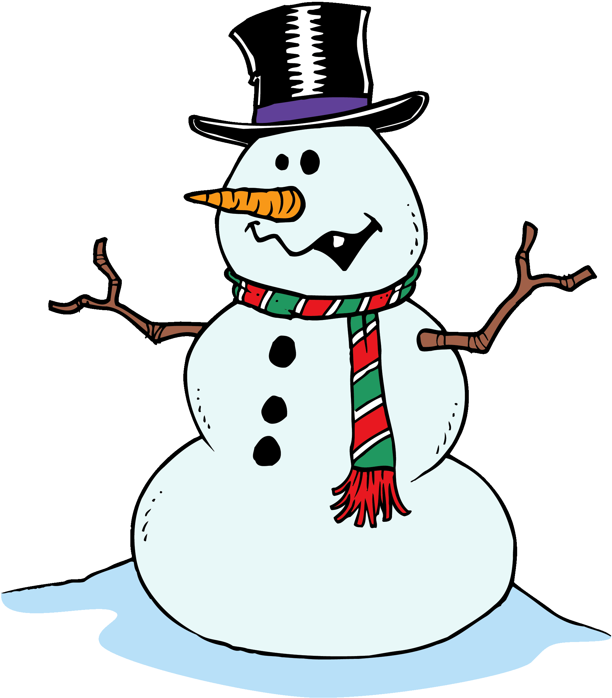 Winter snow clipart