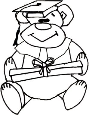 Coloring Cabin: Graduation Graduate Coloring Pages