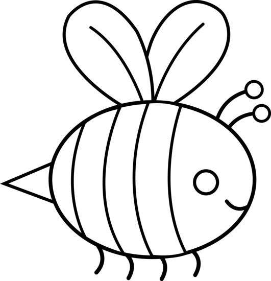 Bee black and white bee clipart black and white 3