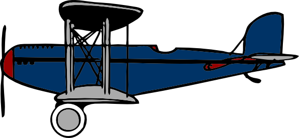 Biplane Clipart - Tumundografico