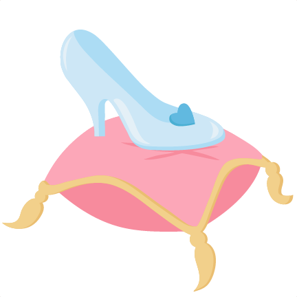 Disney cinderella shoe clipart