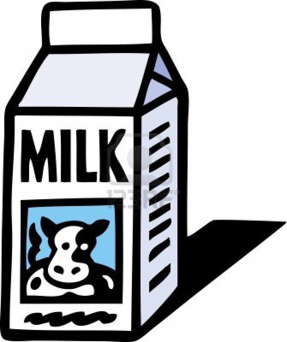 Free clipart of milk carton