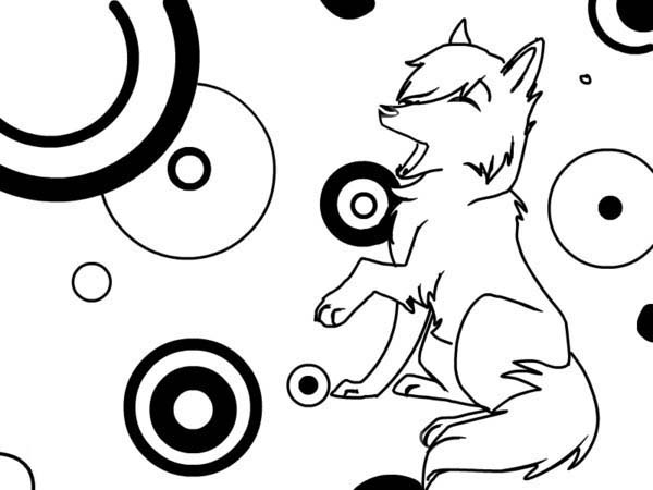 Cute Wolf Coloring Pages #7770