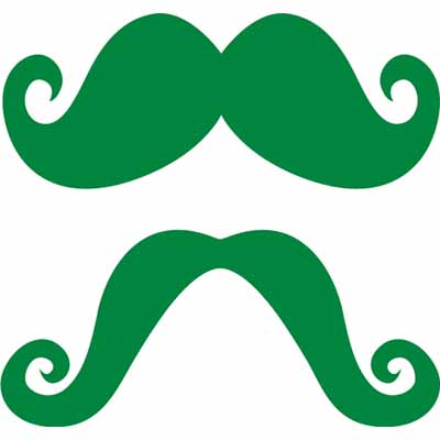 wispy mexican mustache clipart