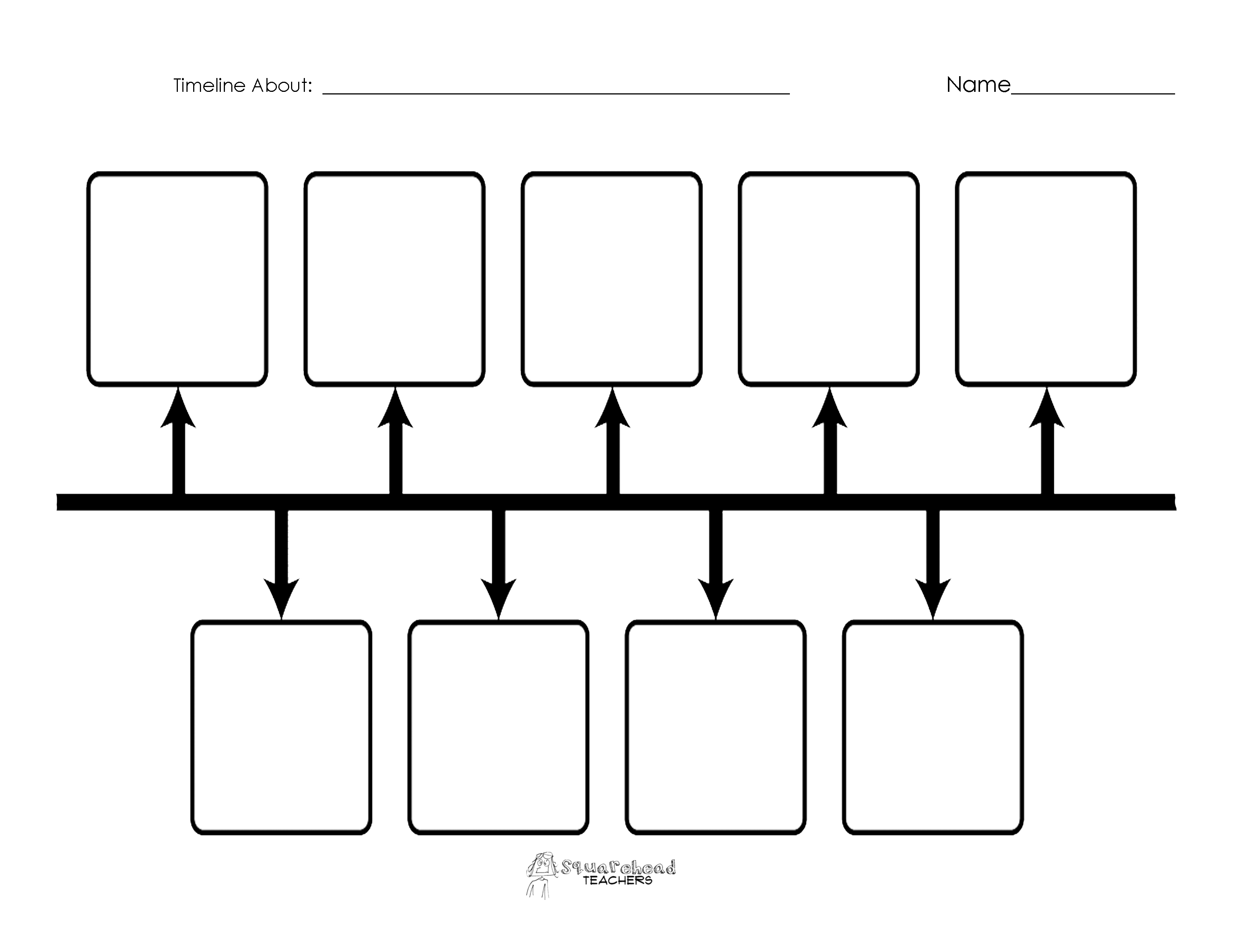 Best Photos Of Printable Blank Timelines For Students Blank 