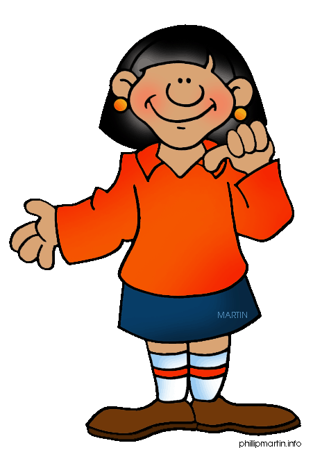 Girl Student Clipart - Free Clipart Images