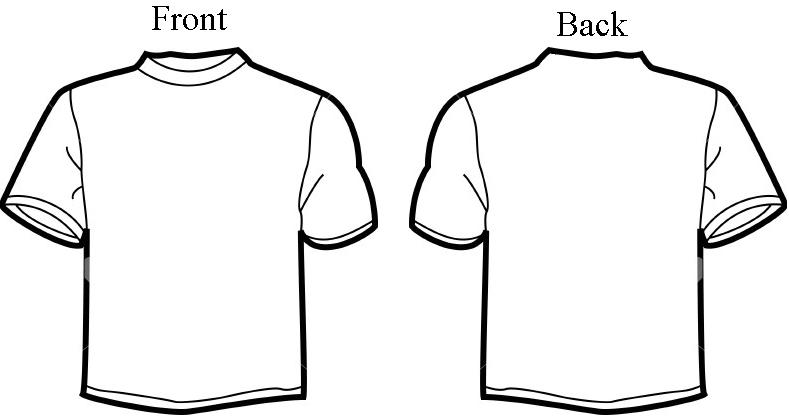 Outline Of A T Shirt Template | Free Download Clip Art | Free Clip ...