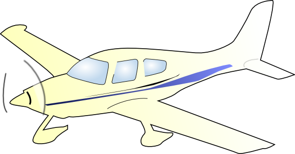 Cessna Plane clip art Free Vector / 4Vector