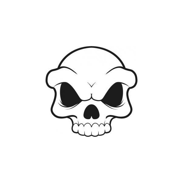 Simple Skull Drawing | Simple Skull ...