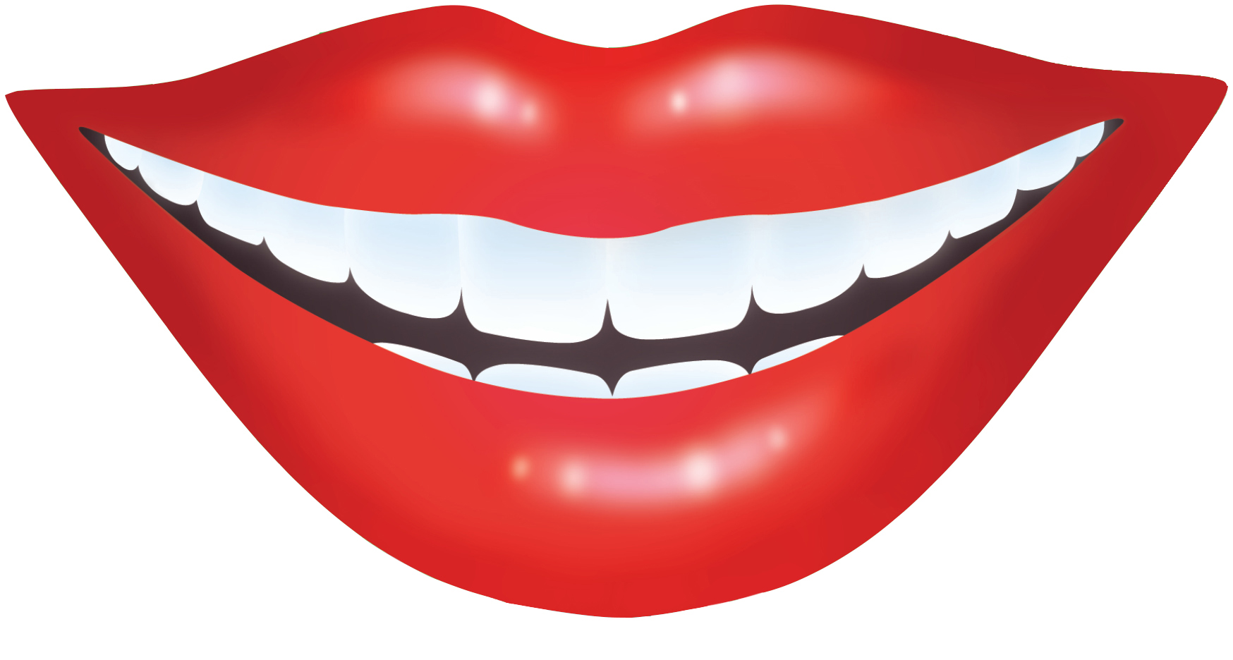 Lip clipart with no teeth