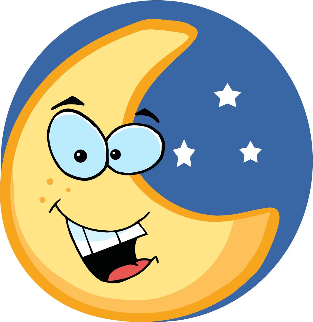 Moon Cartoon Clipart