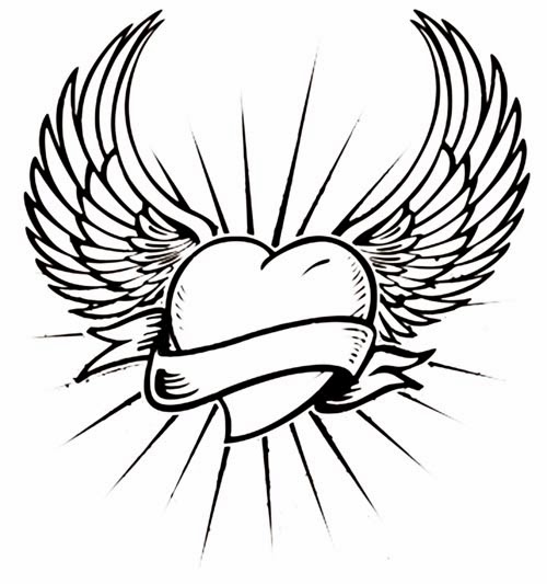 Angel Wing Stencil | Free Download Clip Art | Free Clip Art | on ...