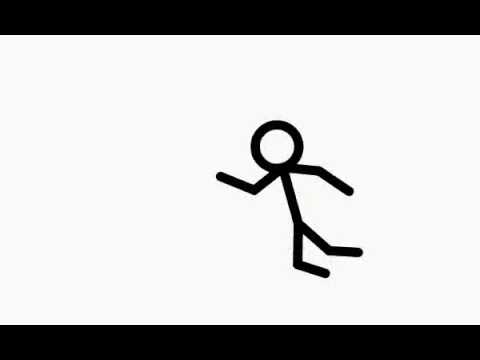 My first animation - stickman - superman - YouTube