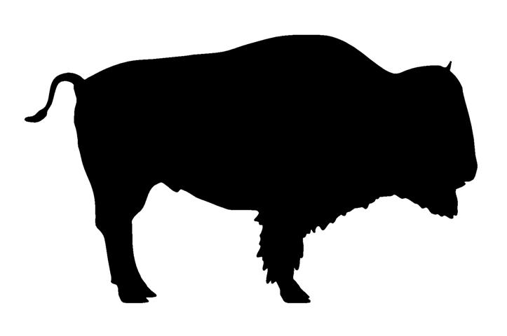 Bison Silhouette Clipart