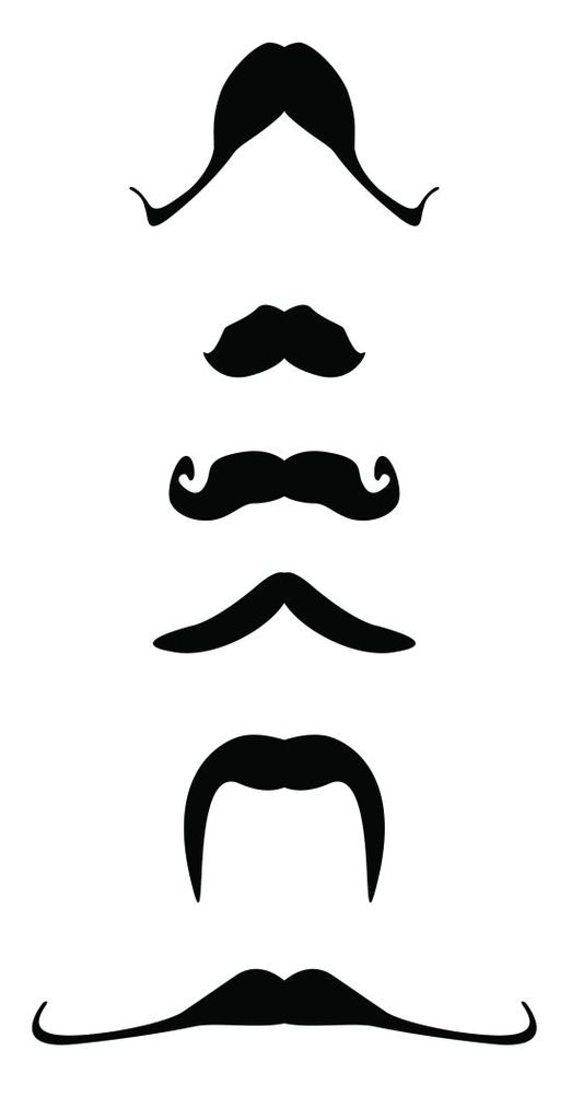 Free Printable Mustaches Clipart - Free to use Clip Art Resource