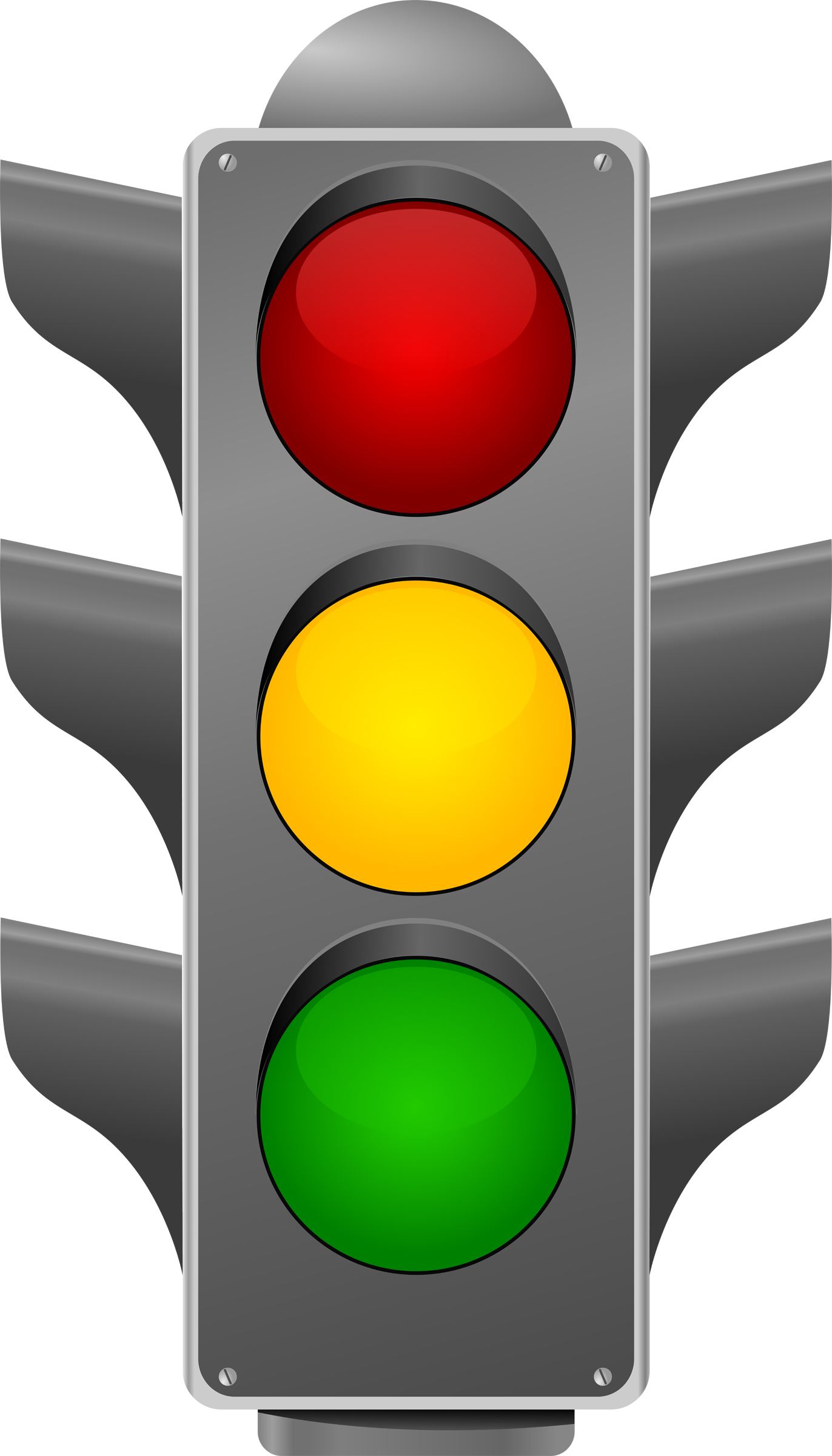 Yellow Stop Light Clipart - The Cliparts