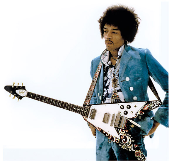 THE UNIQUE GUITAR BLOG: The Many Guitars of Jimi Hendrix