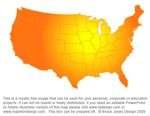 Printable Map Of Us And Canada Clipart - Free to use Clip Art Resource