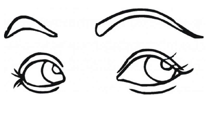 Eyes Coloring Pages Clipart