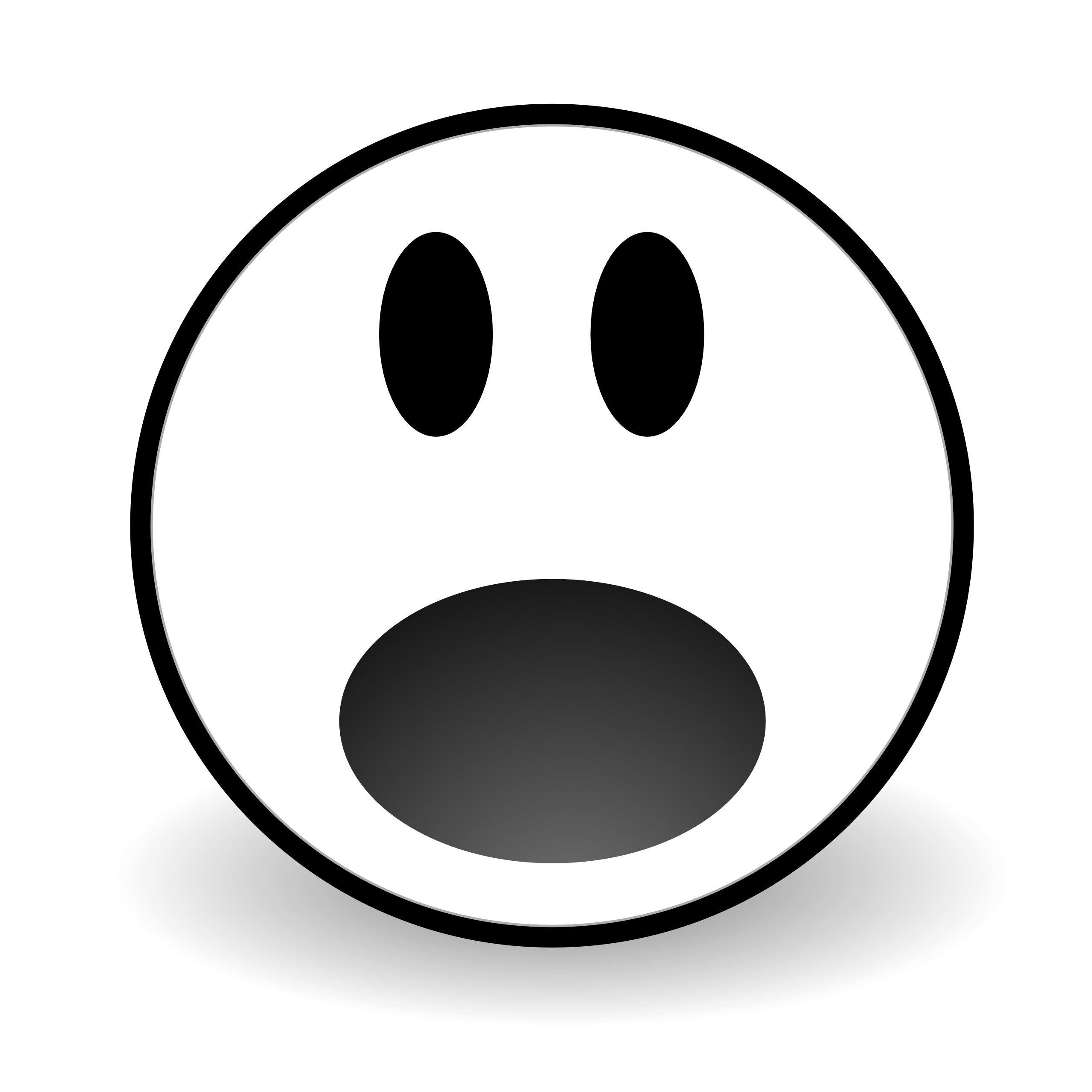 Shocked Smiley Face Clip Art Clipart Best