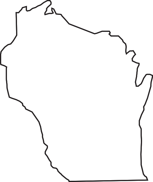 Clipart wisconsin outline