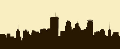 Minneapolis skyline clipart