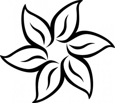Black And White Flower Drawings Clipart - Free to use Clip Art ...