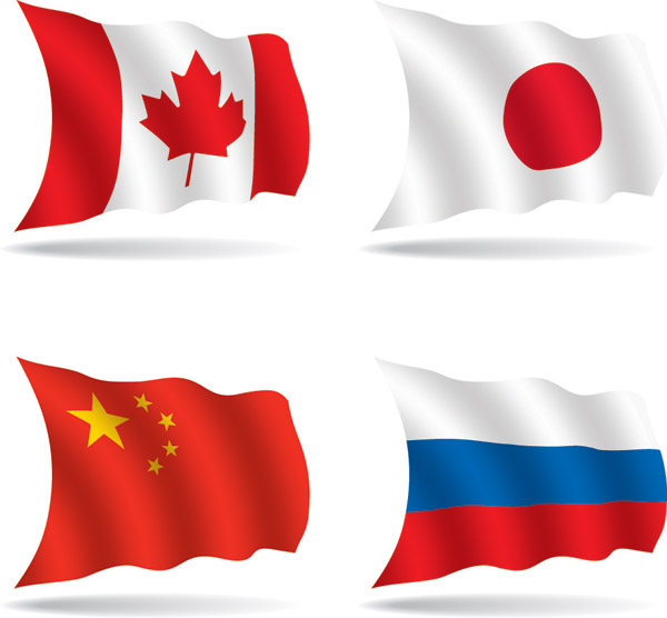 Vector Flags and Countries Free Vector / 4Vector