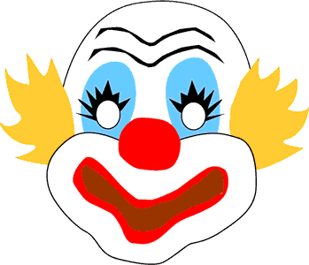 Clown Face Clipart