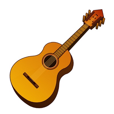 Guitar Clip Art, Acoustic Music Instrument Icon | Just Free Image ...