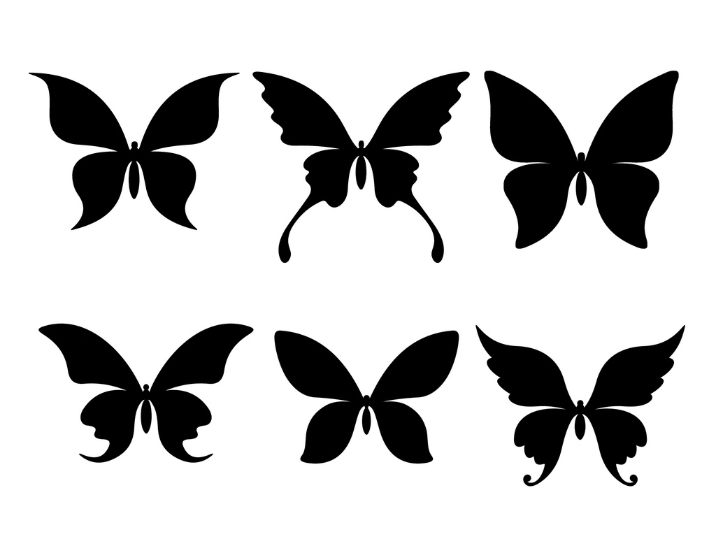 Butterfly Silhouette | Free Download Clip Art | Free Clip Art | on ...