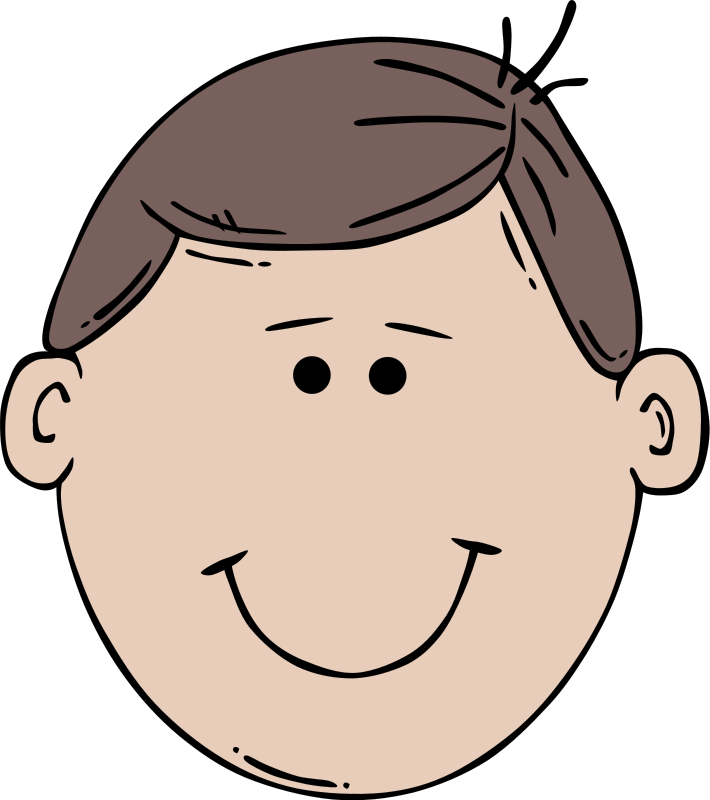 Boy face clip art